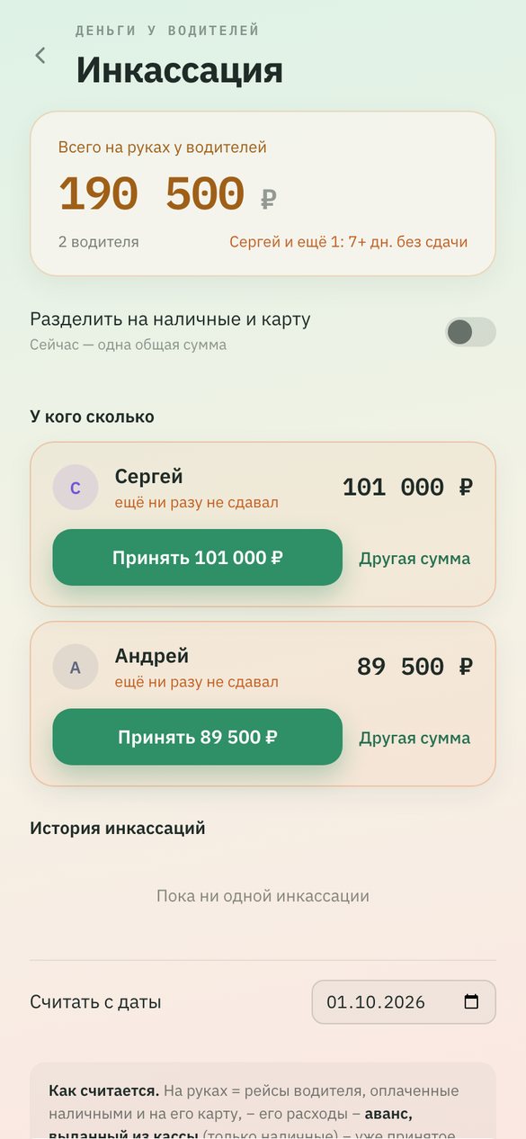 Деньги у водителей — под контролем
